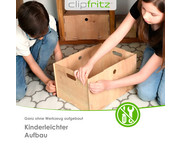 clipfritz Aufbewahrungsbox BOB mit Deckel 2 teilig 3