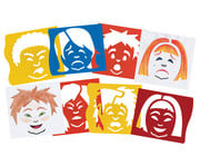 Schablonen Set Emotionen 6 Stück 1