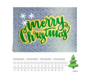 folia Bastelkalender quadratisch blanko 3 Stück 3