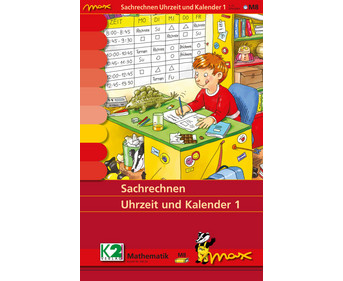 Max Lernkarten Sachrechnen: Uhrzeit und Kalender 1