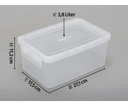Betzold Aufbewahrungsbox 11 2 x 27 1 x 17 5 cm transparent weiß 2