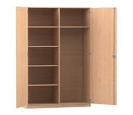 Flexeo® Garderobenschrank mit einer Garderobe und 6 Fächern
