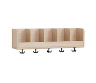 Flexeo® Hängegarderobe „Armadio“, einfache Ablage mit Haken