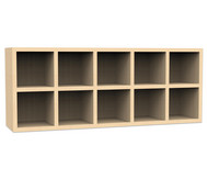 Flexeo® Garderoben-Hängeregal „Armadio“, Breite 100 cm, Tiefe 23 cm