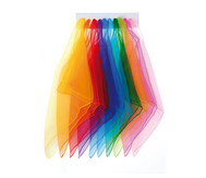 Betzold Sport Chiffon-Tücher in 10 Farben, 10 Stück
