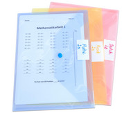 Dokumententasche DIN A4 mit Druckknopf, 12 Stück