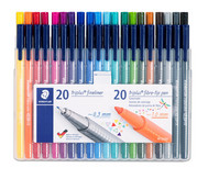 STAEDTLER triplus®  Fasermaler und Fineliner, 40 Stück