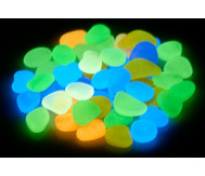 Leuchtkiesel „Glow in the Dark“, 50 Stück