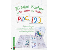70 Minibücher zu Buchstaben und Zahlen