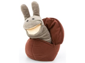 Original Folkmanis Schnecke, Hand- und Fingerpuppe