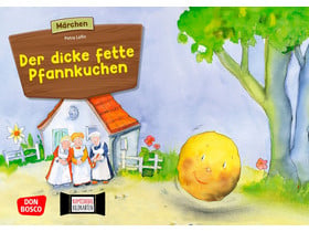 Kamishibai-Bildkarten „Der dicke fette Pfannkuchen“