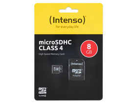 Micro-SDHC Karte 8GB, Class 4