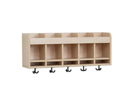 Flexeo® Hängegarderobe Armadio, Doppelablage, Postfach, mit Haken