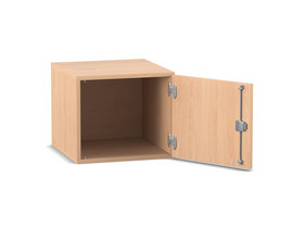 Flexeo® Aufsatzschrank, 1 Fach, 1 Tür, Breite 48,1 cm