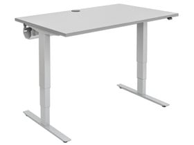 Flexeo® Schreibtisch höhenverstellbar, B x T: 120 x 80 cm