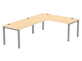 Flexeo® Schreibtisch (Breite 180 cm) mit Anbau