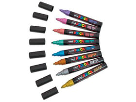 POSCA Metallicfarben, 8er-Set