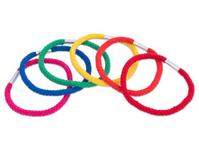 Betzold Sport Regenbogen-Ringe aus Baumwolle, 6 Stück