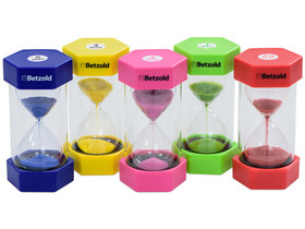 Betzold Sanduhren-Set Shorttimer (1, 2 , 3, 5 min. und 30 sek.)