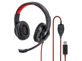 hama PC-Office-Headset „HS-USB400", Over-Ear