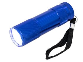 LED Taschenlampe, blau