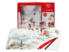 Foam Clay® Bastel-Set „Polarlandschaft“