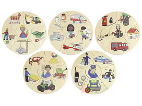beleduc HUMANICO Puzzle „Berufe“