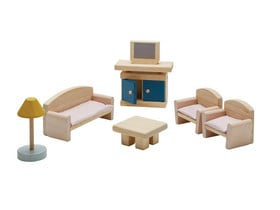 PLANTOYS Puppenhausmöbel „Wohnzimmer“