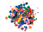 Bunte Pompon Bälle 525 Stück