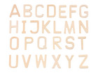 26 Holz Buchstaben A Z