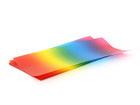 25 Blatt Regenbogen transparenter Regenbogen