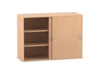 Flexeo® Aufsatzschrank 6 Fächer Schiebetüren Breite 126 4 cm