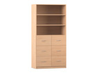 Flexeo® Schrank 6 große Schubladen 3 Fächer