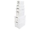 AllStore Aufbewahrungsbox mit Deckel 5 5 bis 85 l stapelbar