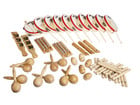 Percussion Set Holz 37 tlg