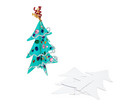 Papptannenbaum zum Aufstellen 12 Stück