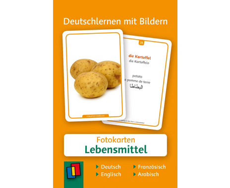 60 Fotokarten Lebensmittel - Deutschlernen mit Bildern