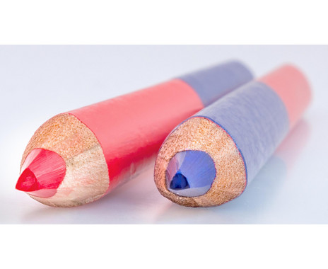 Silbenstift Farbstift rot/blau Jumbo - Donau Silbenstift Farbstift rot/blau Jumbo - Donau