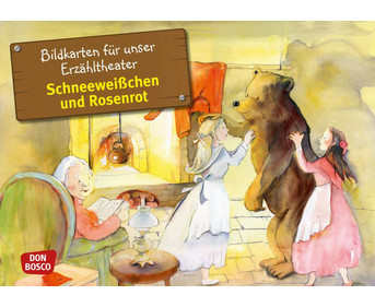 Schneeweißchen und Rosenrot Kamishibai Bildkartenset