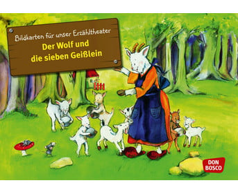 Der Wolf und die sieben Geißlein Kamishibai Bildkartenset