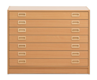 Papierschrank Basic mit Sockel