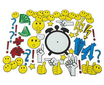 Betzold Magnetische Emoticons und Diskussionssymbole
