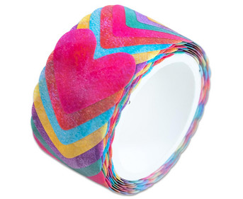 folia Washi Sticker bunte Herzen