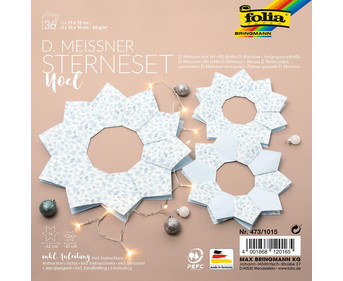 Bastelset Papiersterne basteln