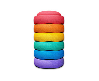 stapelstein® rainbow 6 Stück ∅ 27 5 cm