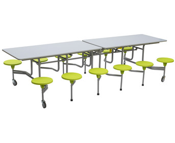 Tisch Sitz Kombination rechteckig 12 Hocker