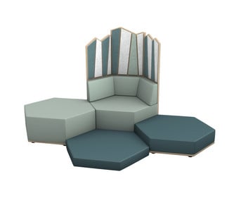 Betzold Sechseck Lounge Set 4