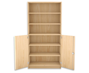 Flexeo® Schrank 6 Fächer 2 Halbtüren Breite 94 4 cm