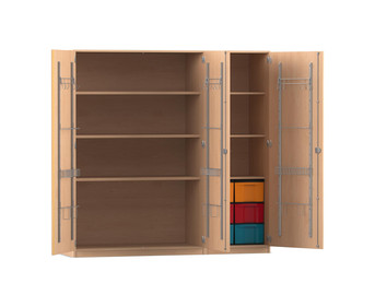 Flexeo® Musikschrank 6 große Boxen Breite 190 5 cm