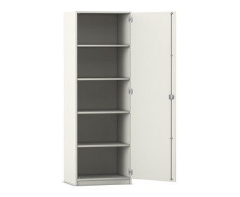Flexeo® Schrank 5 Fächer 1 Tür Breite 64 1 cm